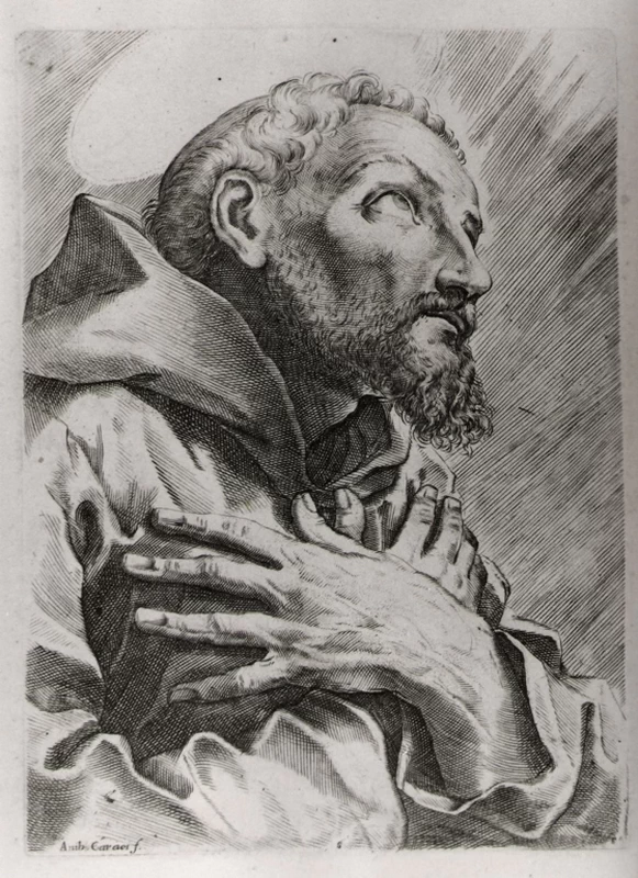 San Francesco d'Assisi in preghiera - Roma